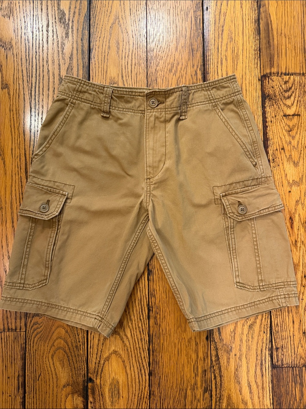 OLD NAVY COTTON DEEP TAN CARGO SHORTS- MEN'S SIZE 29 - Picture 1 of 11